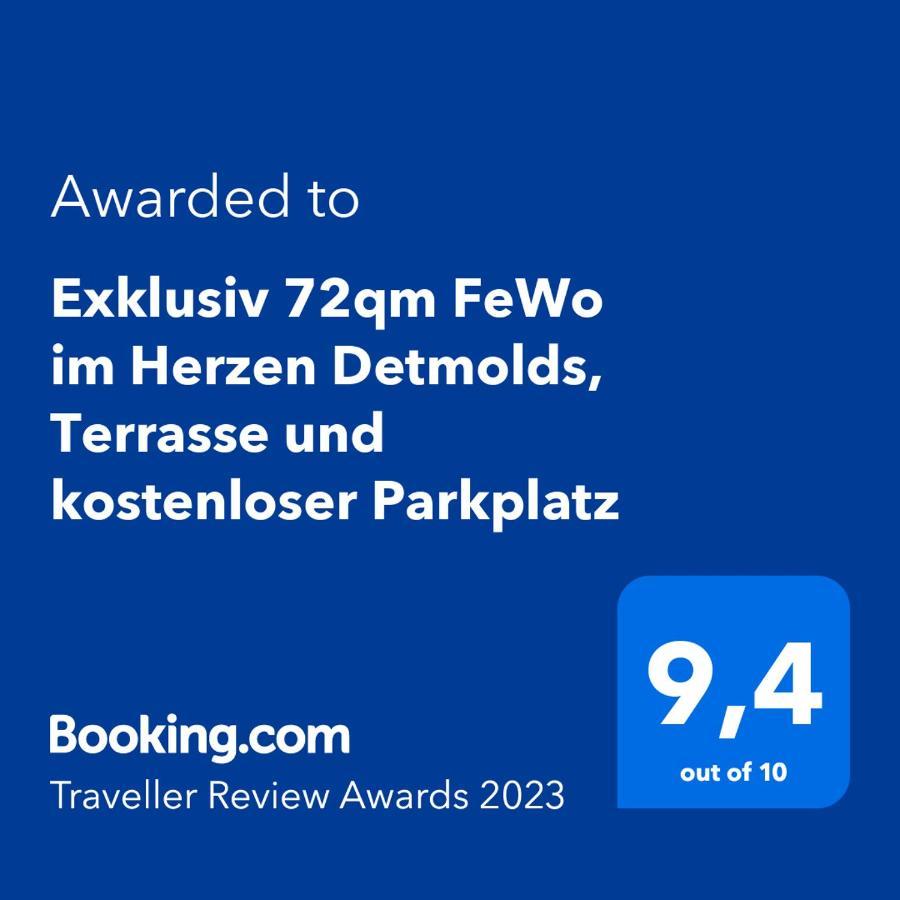 Exklusiv 72Qm Fewo Im Herzen Detmolds, Terrasse Und Kostenloser Parkplatz Ngoại thất bức ảnh